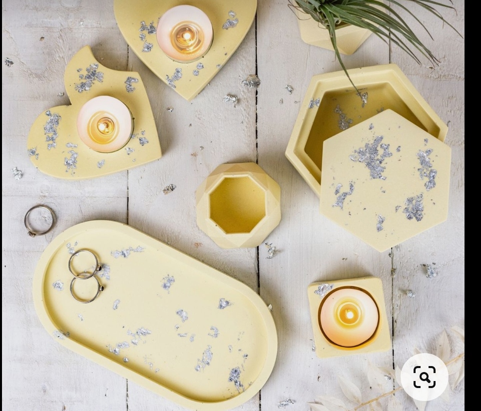 [KO GỒM KHUÔN] THẠCH CAO BỘT ĐỔ KHUÔN LÀM KHAY TRANG TRÍ PHÙ HỢP VỚI PHA, VẼ MÀU NƯỚC - 9293store