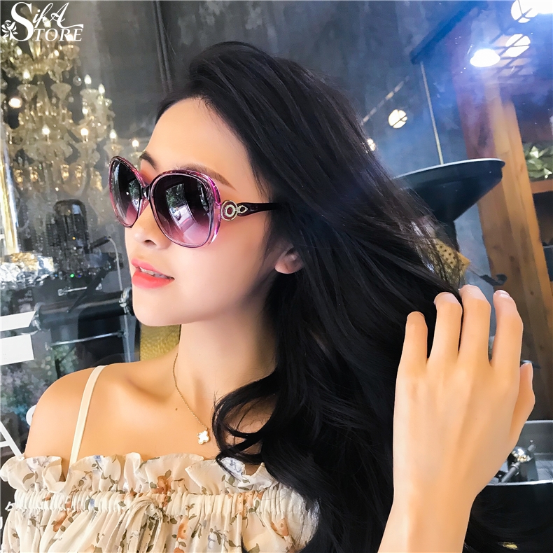 Mắt Kính Nữ Logo Giọt Nước Thời Trang Oleou 9598