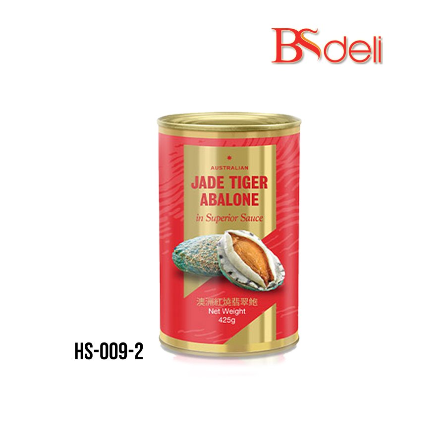 HCM - Bào Ngư  Úc đóng lon cao cấp - Canned Jade Tiger Abalone 425g