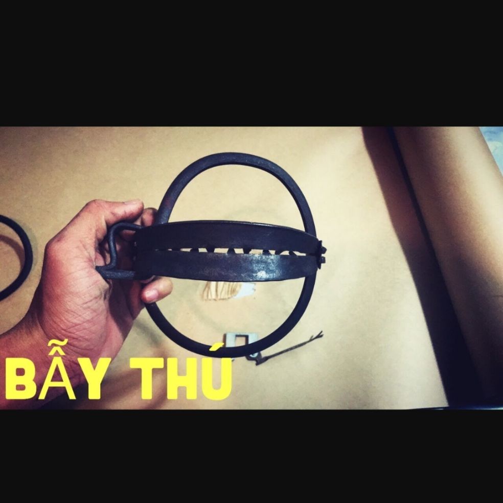 5 bẫy thú cạm kiềng tặng bàn đạp