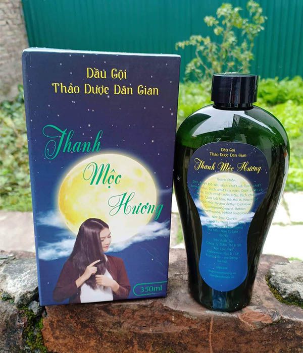 Dầu gội Thảo Dược Dân Gian Thanh Mộc Hương 350ml giảm rụng tóc