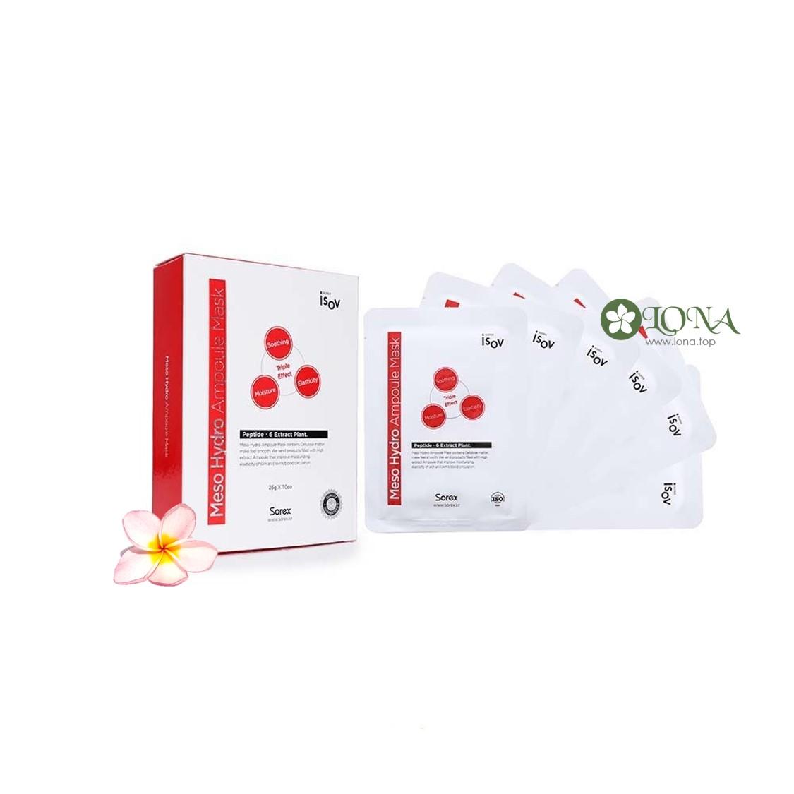 Mặt nạ Meso Hydro Ampoule Isov căng bóng trẻ hóa da