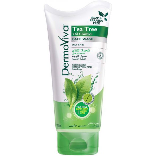 Date 10/2022 - Sữa rửa mặt kiểm soát dầu DermoViva Oil Control Face Wash 150ml