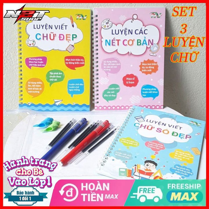 Vở tập viết chữ số, sách luyện viết chữ số Thanh Nga, sách thông minh tự xóa, bộ sách tập tô cho bé, bộ sách tập tô thông minh dùng để luyện viết chữ, luyện viết số, luyện nét chữ cơ bản.