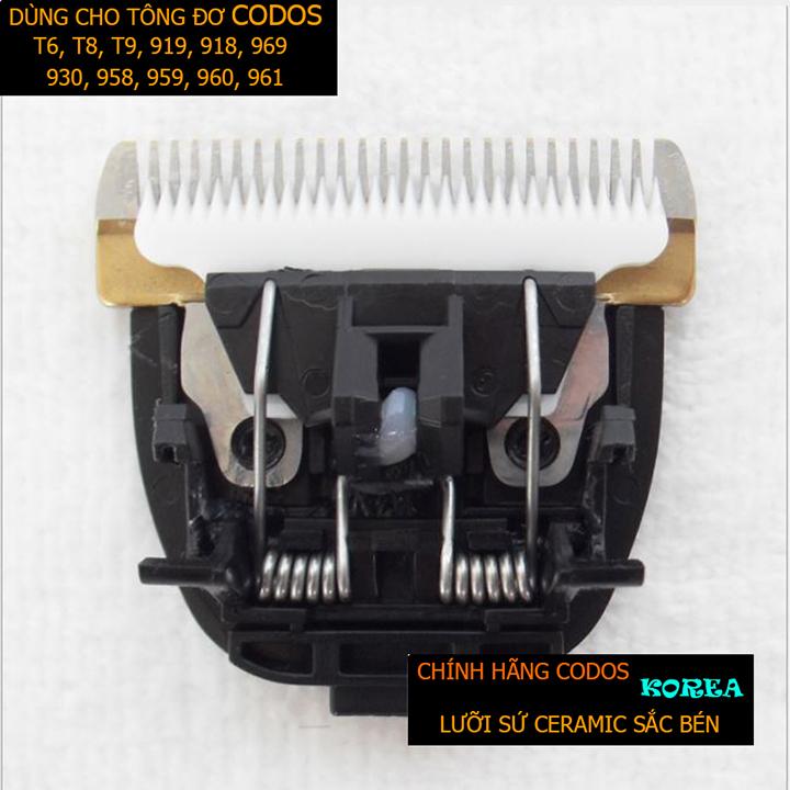 Lưỡi tông đơ, lưỡi tông đơ cắt tóc codos tặng 01 lược tony&guy