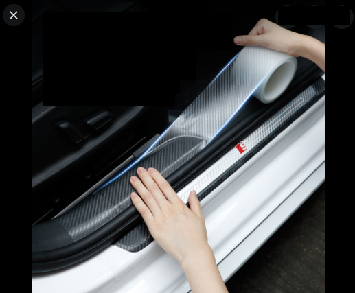 Cuộn Băng Keo Phủ Nano Acrylic Vân 5D Chống Trầy Xước Xe Cực Tốt ( màu trắng 5cm x 3m)