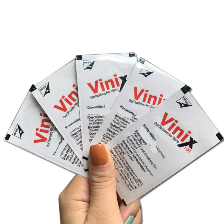 COMBO 5 tem ngậm Vinix 100mg Cam Kết Hiệu Quả Hàng chính hãng Hàn Quốc