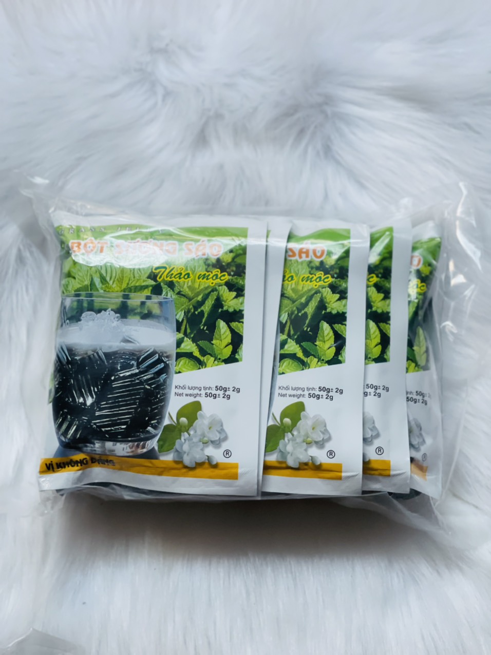 Sương sáo đóng gói 01 gói 500 gram/10 gói 50 gram - đảm bảo chất lượng