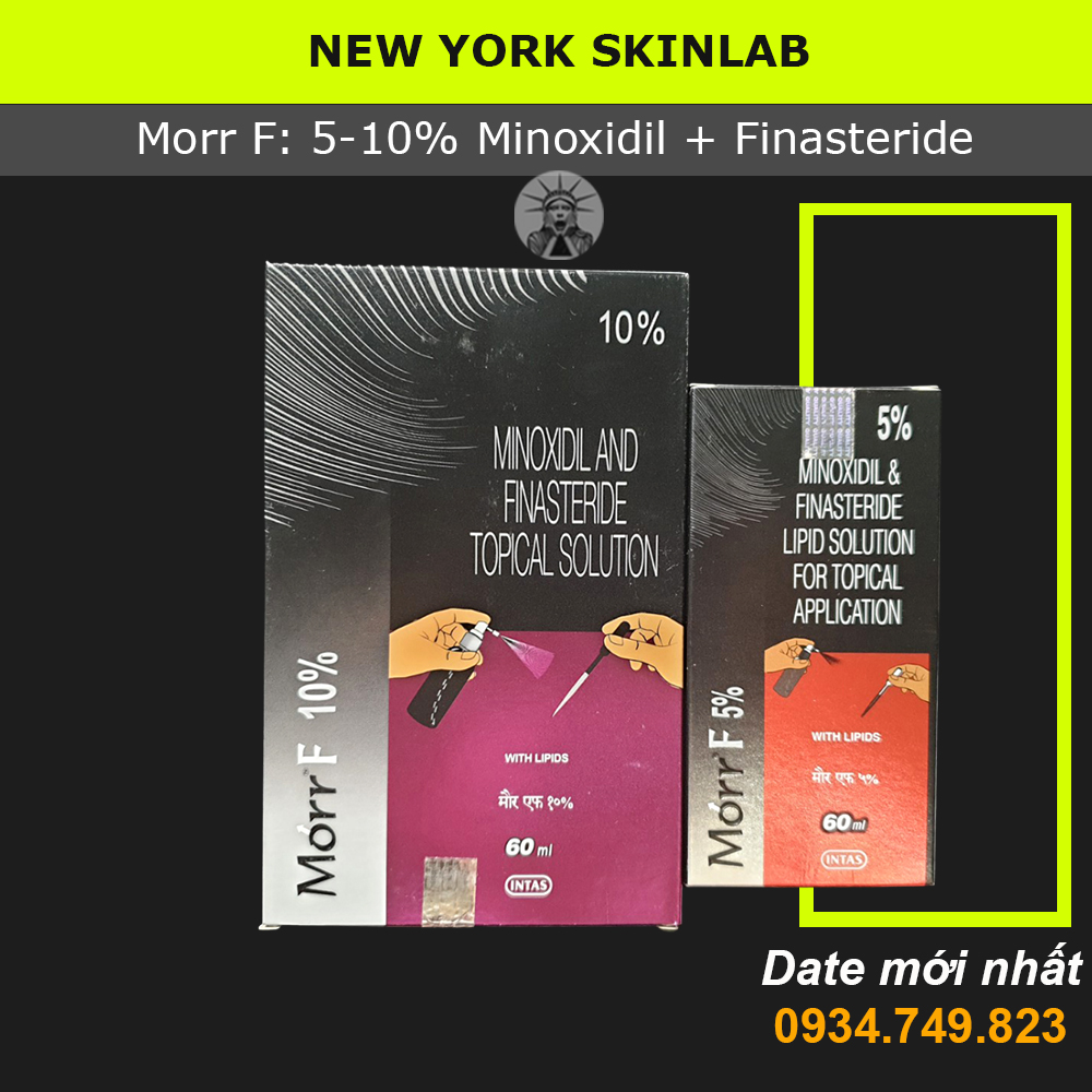 Serum mọc tóc morr f5 và morr f10 - minoxidil & finasteride 5% và 10%