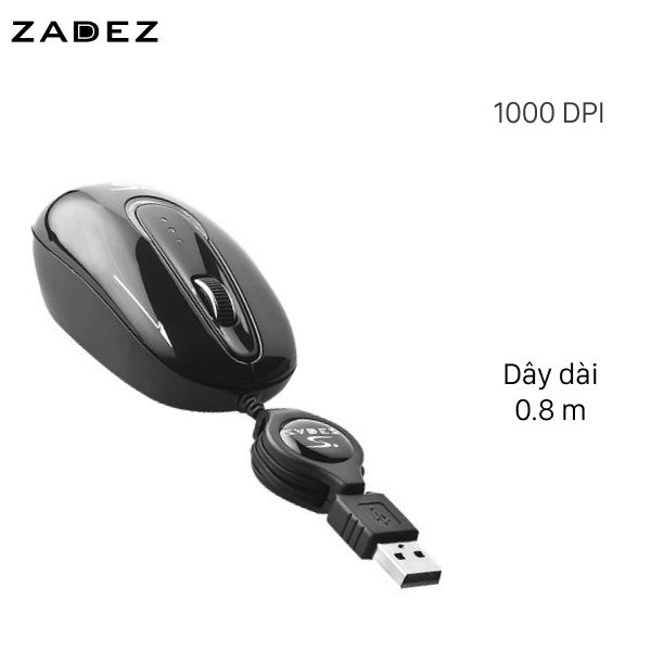 Chuột máy tính có dây Zadez M218 hàng trưng bày đẹp mới 98-99% chính hãng 100% bảo hành 12 tháng