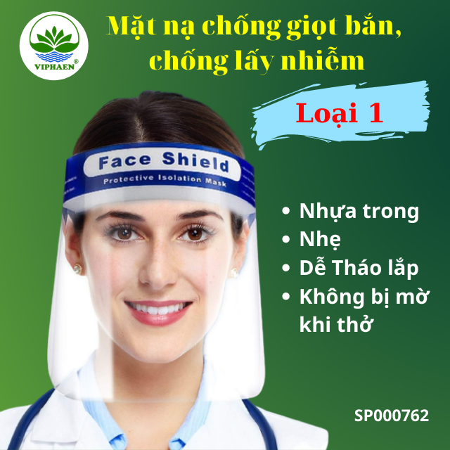 Mặt nạ chắn giọt bắn, Kính chống giọt bắn