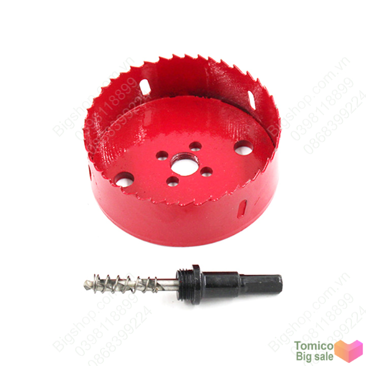 Mũi khoét lỗ gỗ, nhựa, thạch cao, kim loại mềm đường kính D65-140mm