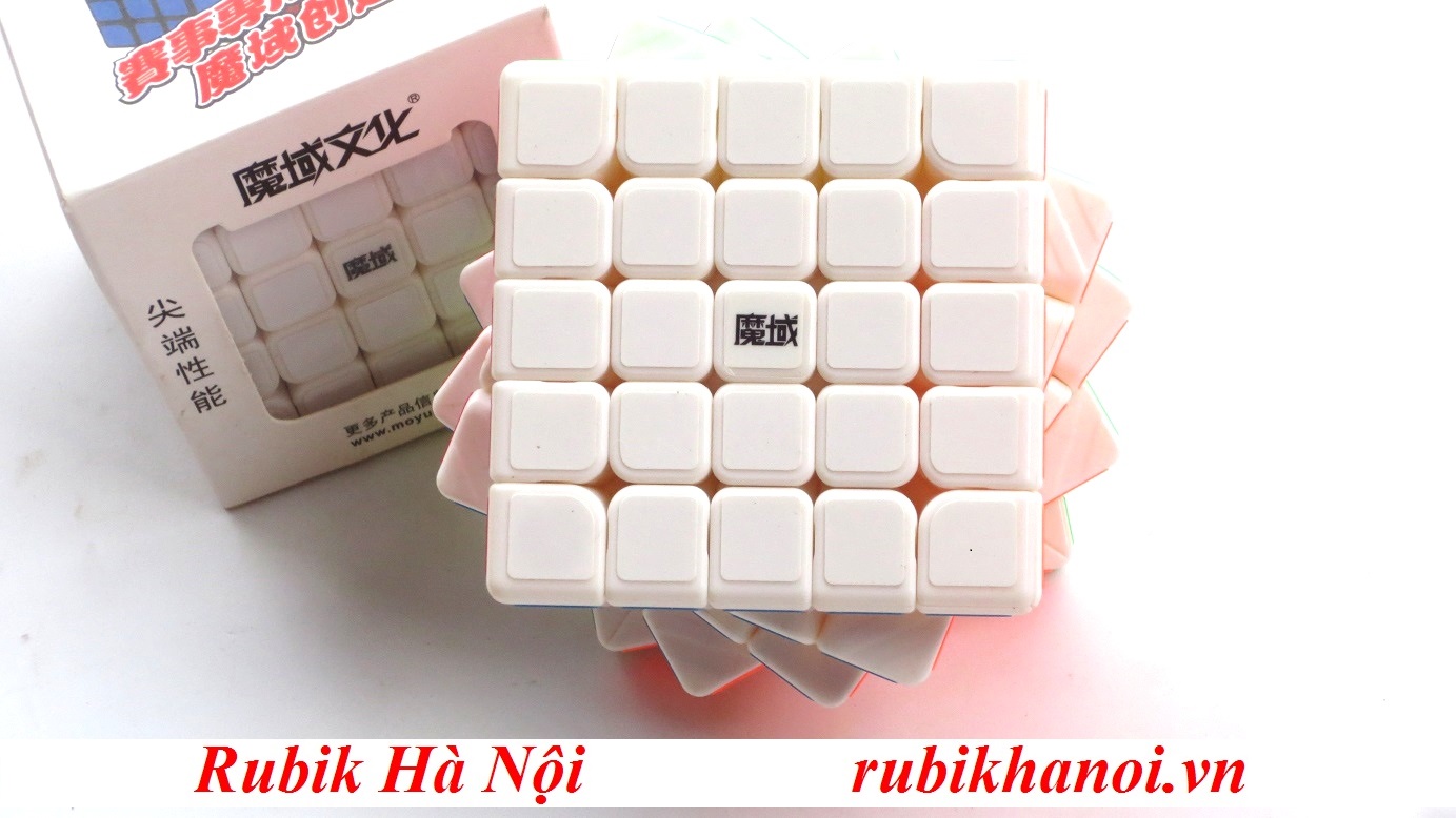 Rubik 5x5 moyu weichuang gts white cao cấp