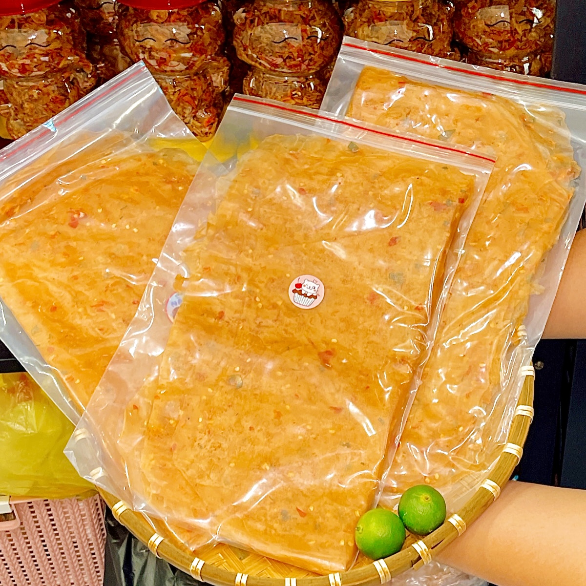 Bánh tráng đỏ tôm ớt 250gr