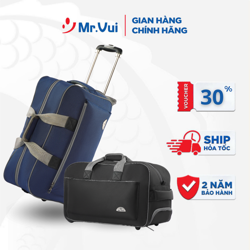 Túi du lịch kéo Mr Vui DLK112 thời trang và thanh lịch (53 x 31 x 27 cm)
