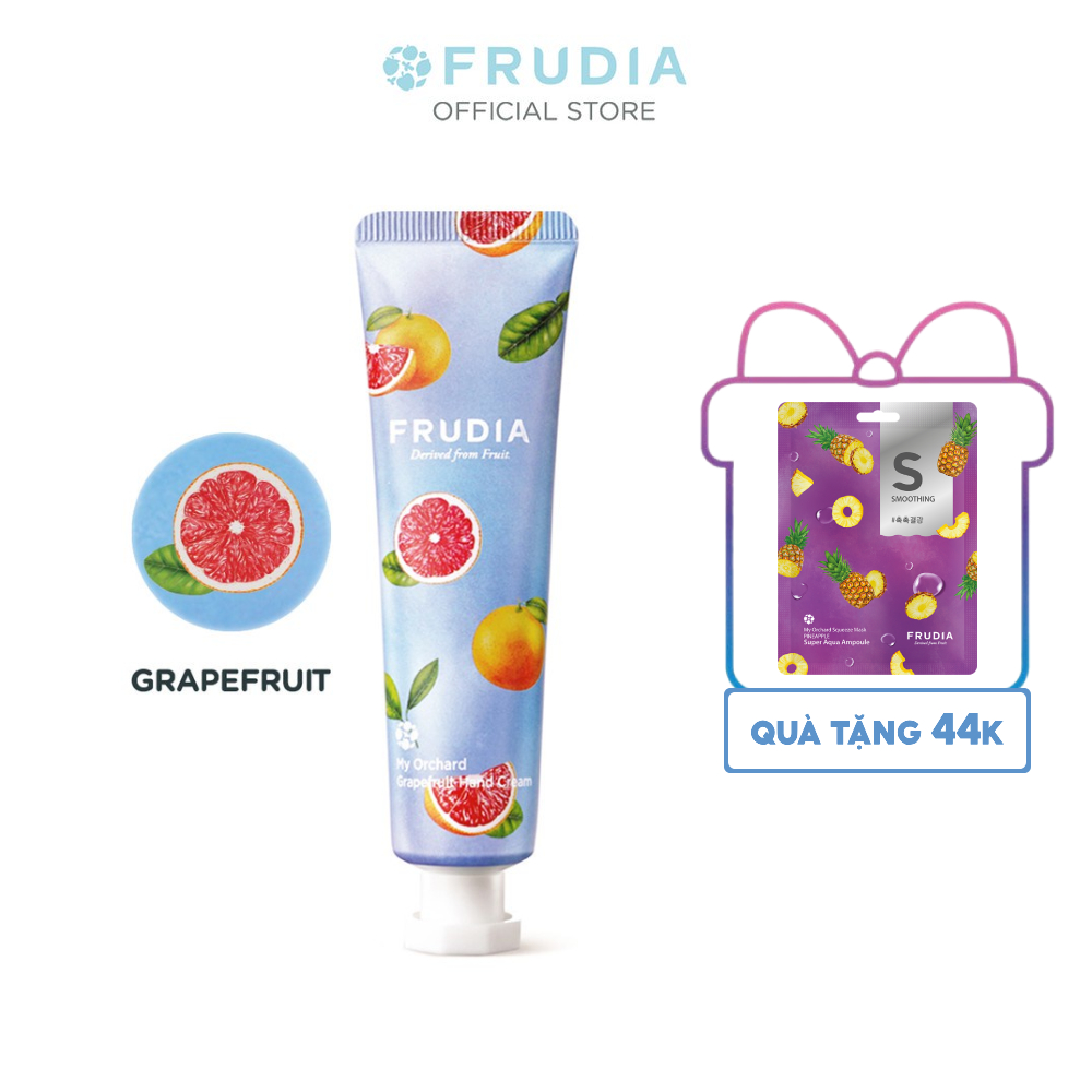 [Tặng 44k] Kem Dưỡng Da Tay Chiết Xuất Từ Bưởi Frudia My Orchard Grapefruit Handcream 30ml