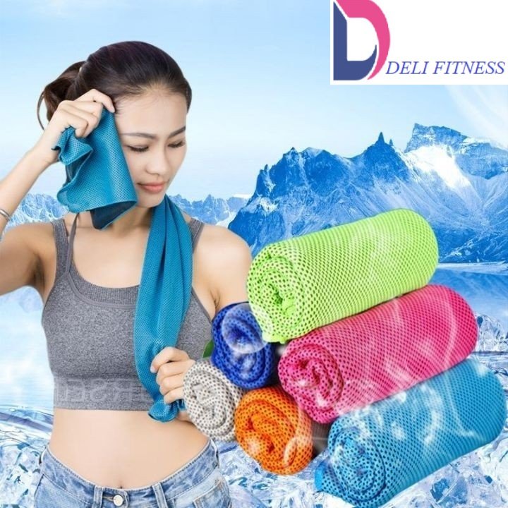 Khăn lạnh thể thao Fairy COOL - Hàng nhập khẩu (Đồ tập thể thao, gym, yoga) có hộp