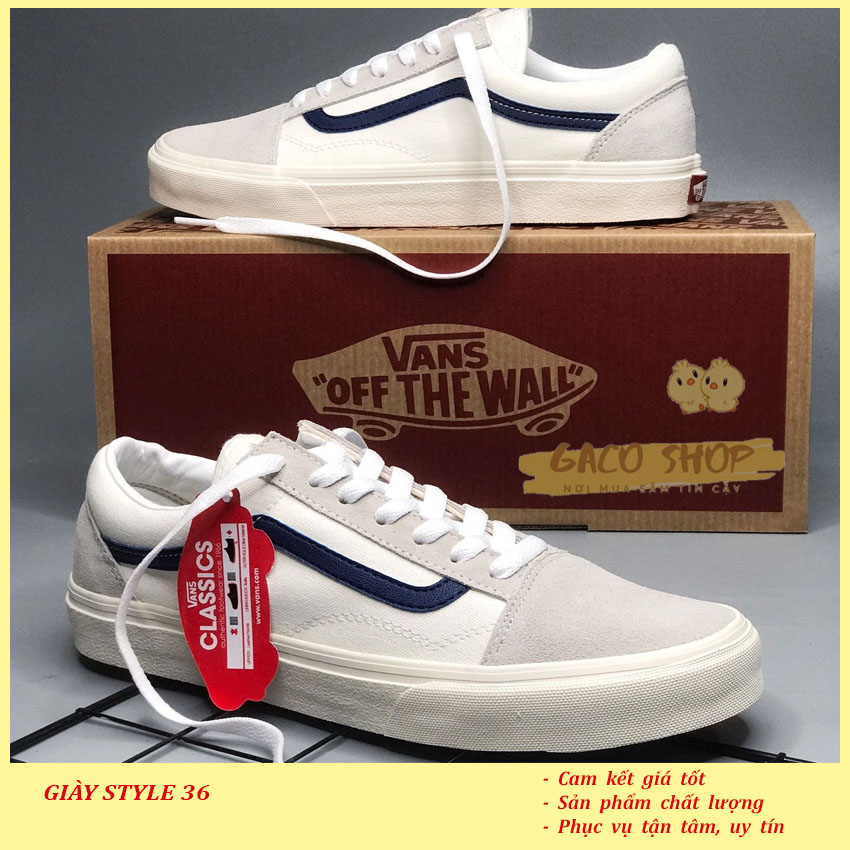 Giày thể thao Style 36 Sọc Xanh [GACO SHOP]