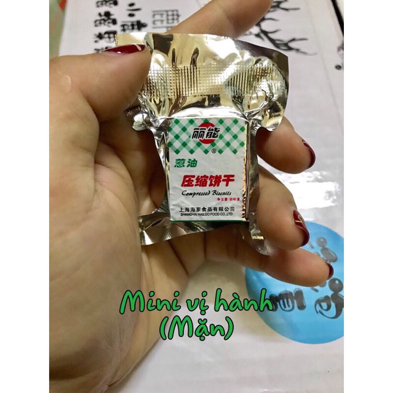 500gr lương khô mini LiLa, bánh lương khô nhỏ tiện lợi, lương khô dinh dưỡng có mix các vị