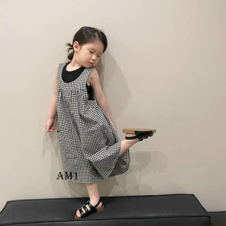 8-20kg Yếm liền quần Bộ jumpsuit bé trai yếm bé gái TB334