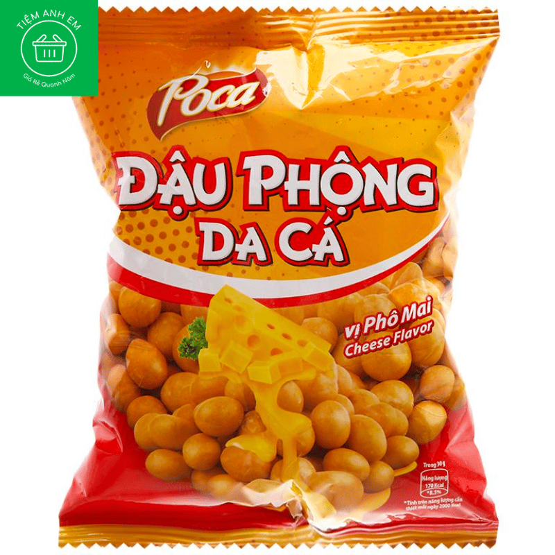 [Date 2/3/2023] Đậu phộng vị phô mai Poca nutz gói 90g