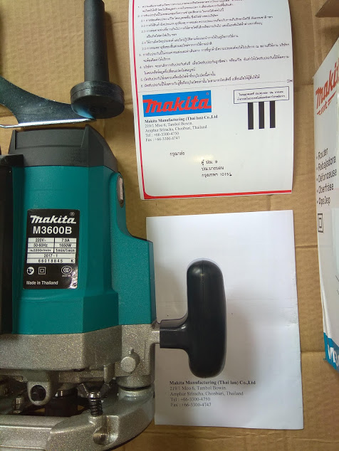Máy  phay gỗ, máy soi mộng gỗ Makita M3600B,1650w, madein Thái lan