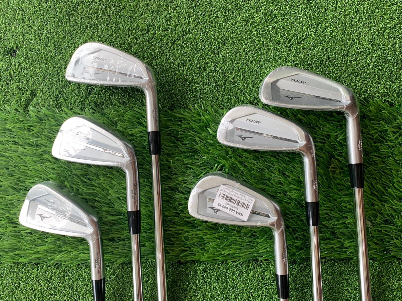 Bộ gậy sắt mizuno 6 gậy -iron set mizuno jpx921 tour #5-pw modus 3 tour 120 flex s new 5688