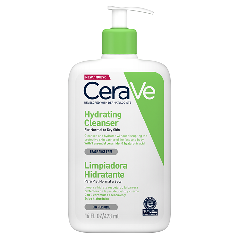 Sửa rửa mặt dành cho da khô cerave 473ml