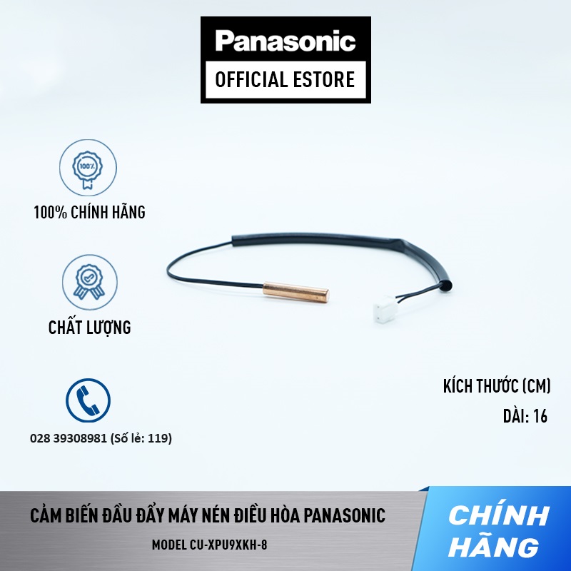 Cảm biến đầu đẩy máy nén ĐHKK Panasonic Model CU-PU9XKH-8M| CU-XZ9XKH-8 - Sensor dàn nóng máy lạnh Panasonic