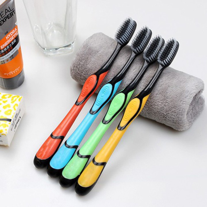 Mua 10 - 50 giá sỉ - bàn chải đánh răng than tre