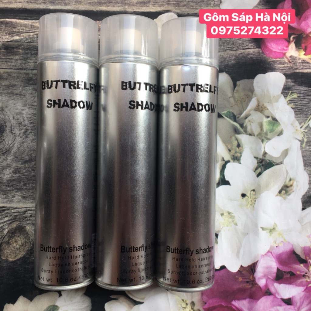 3 gôm xit tóc buttrefly 320ml