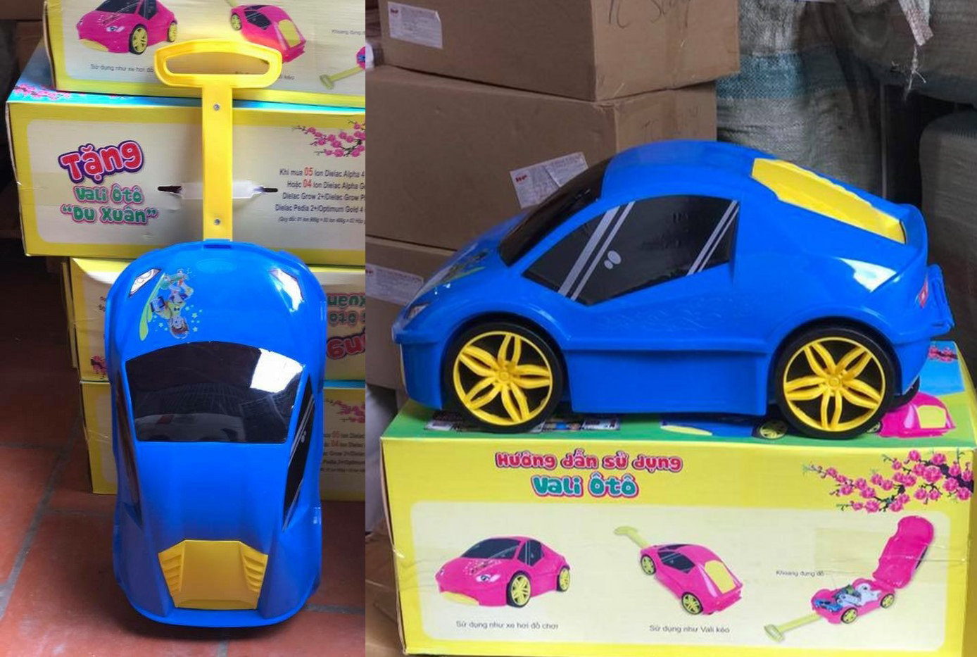 Vali Vinamilk Bé Yêu - Đồng hành cùng bé đi du lịch và vui chơi - BAO0222 (MÀU HỒNG)