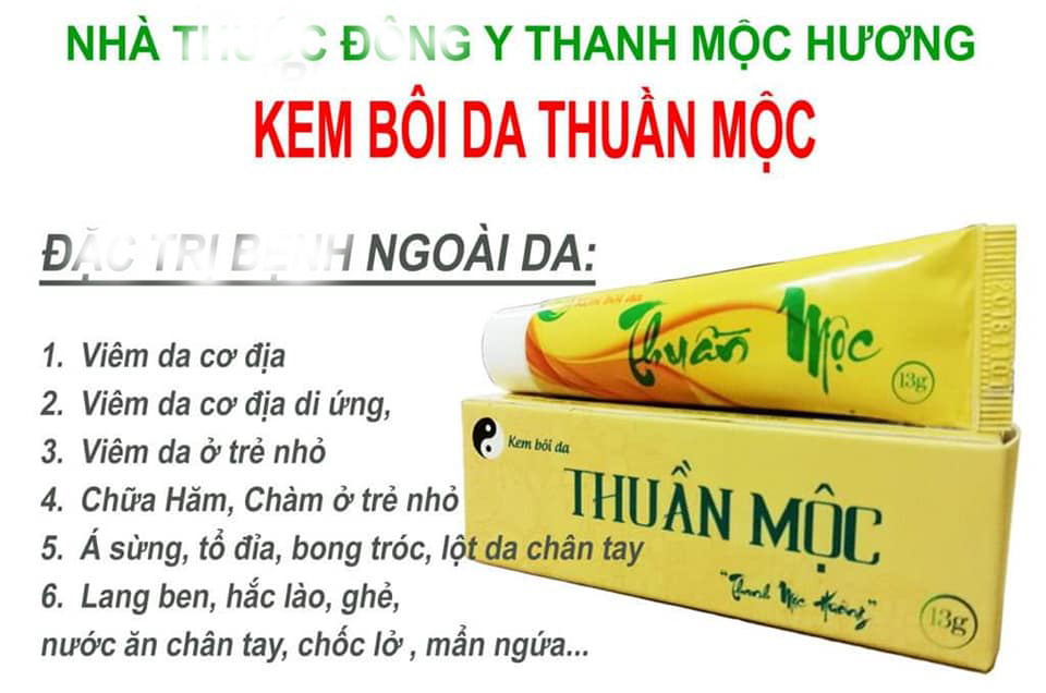 Kem bôi viêm da cơ địa, ngứa, hăm, chàm, á sừng, tổ đỉa, hắc lào, lang ben, ghẻ nước, nước ăn chân tay 13gr nội địa VIỆT NAM