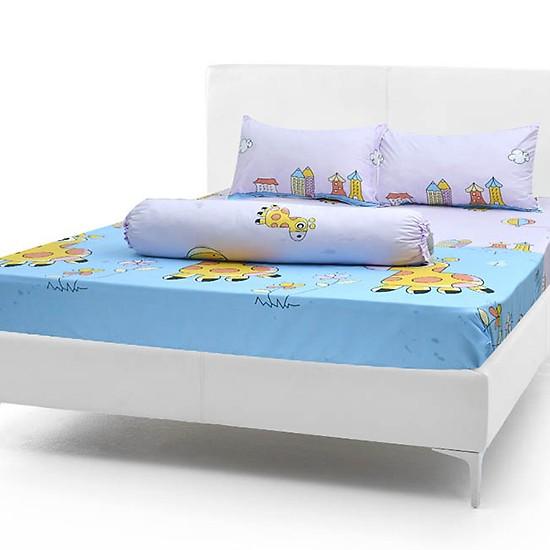 Bộ ga kèm 2 áo gối màu hươu lùn