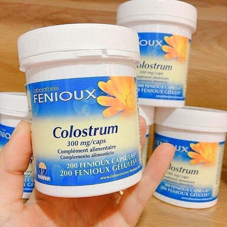 SỮA NON DẠNG VIÊN CỦA PHÁP FENIOUX COLOSTRUM 300MG 200 VIÊN