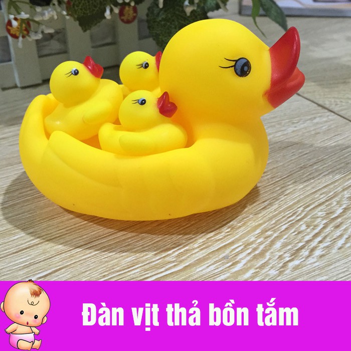 [HCM]Đàn vịt thả tắm bồn tắm có tiếng kêu cho bé/đàn vịt thả bể bơi