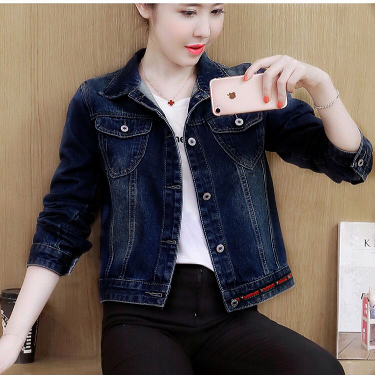 Áo khoác jeans nữ phối nút beyeu1688 - by1060