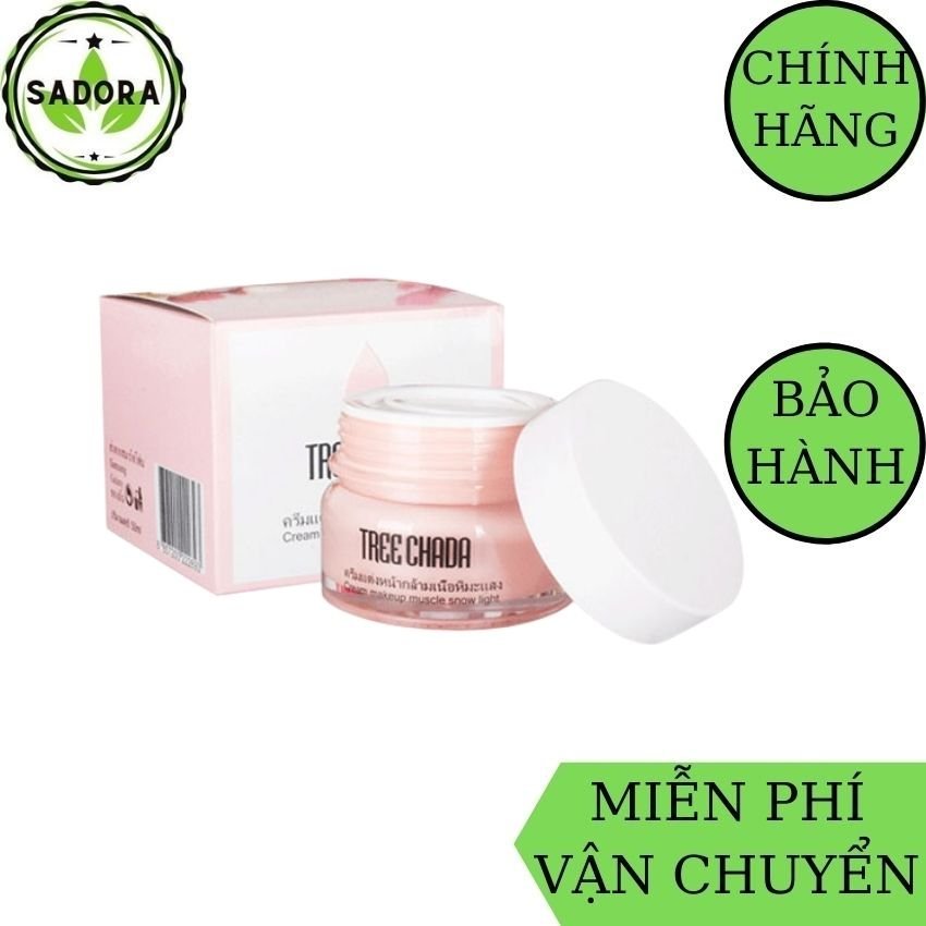 Kem Che Khuyết Điểm Treechada Thái Lan SADORA kiềm dầu chống nắng kem nền mỏng bật tông lâu trôi-50g