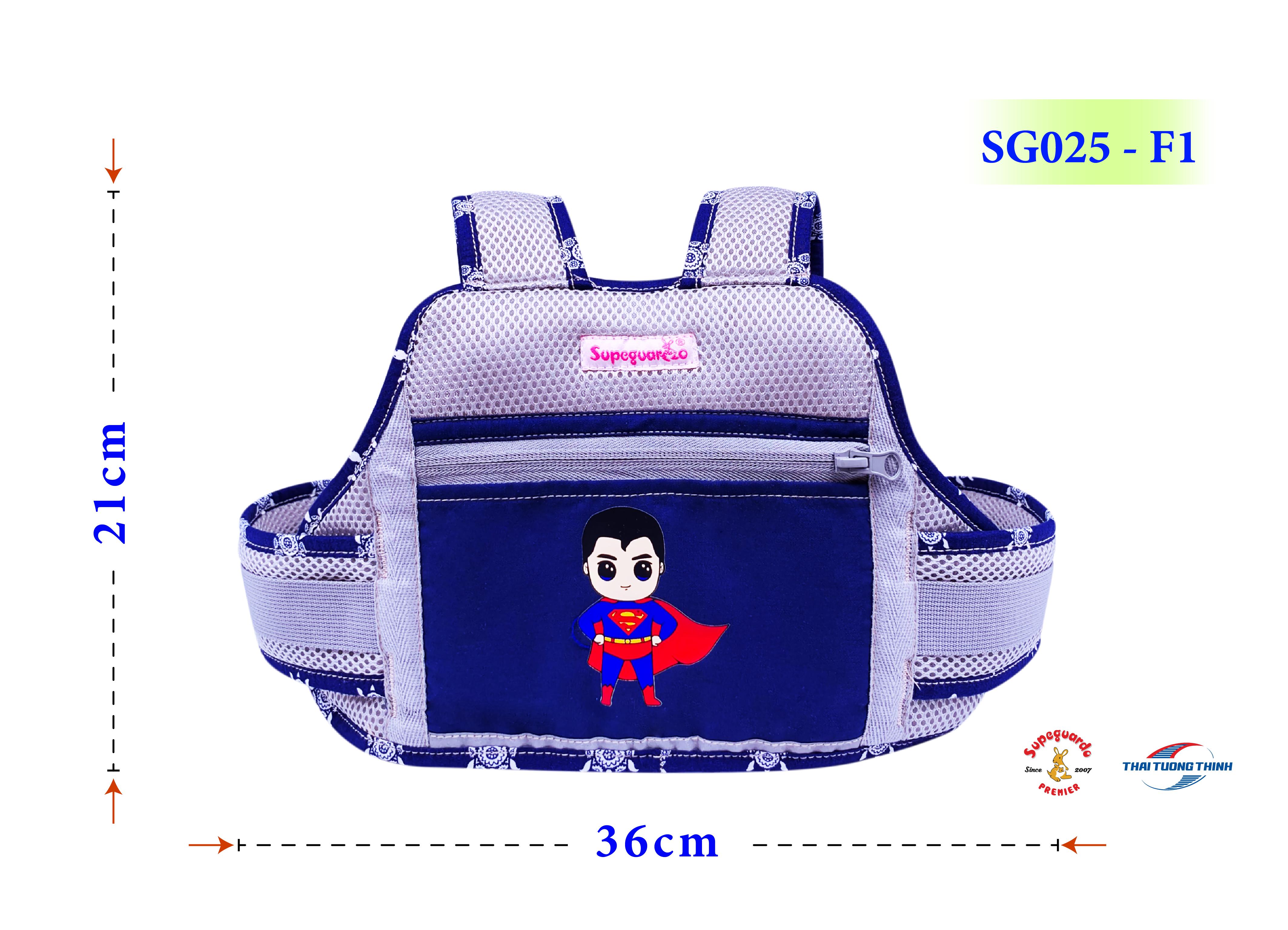 Đai xe máy kiểu balô supergurad size xl