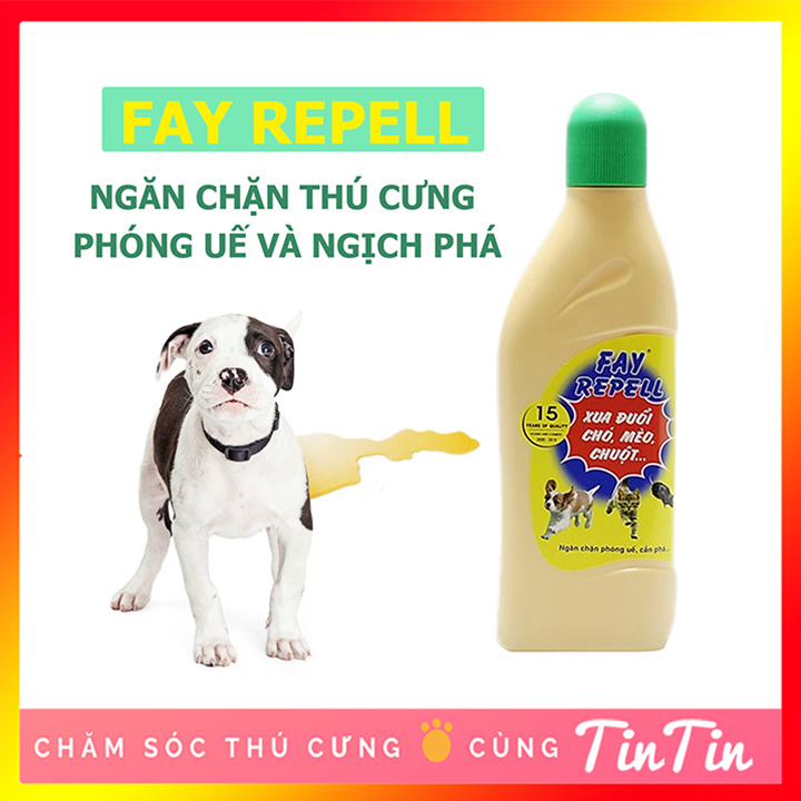 hot Dung Dịch Xua Đuổi Chó Mèo và Chuột FAY REPELL 200 ml và 400ml
