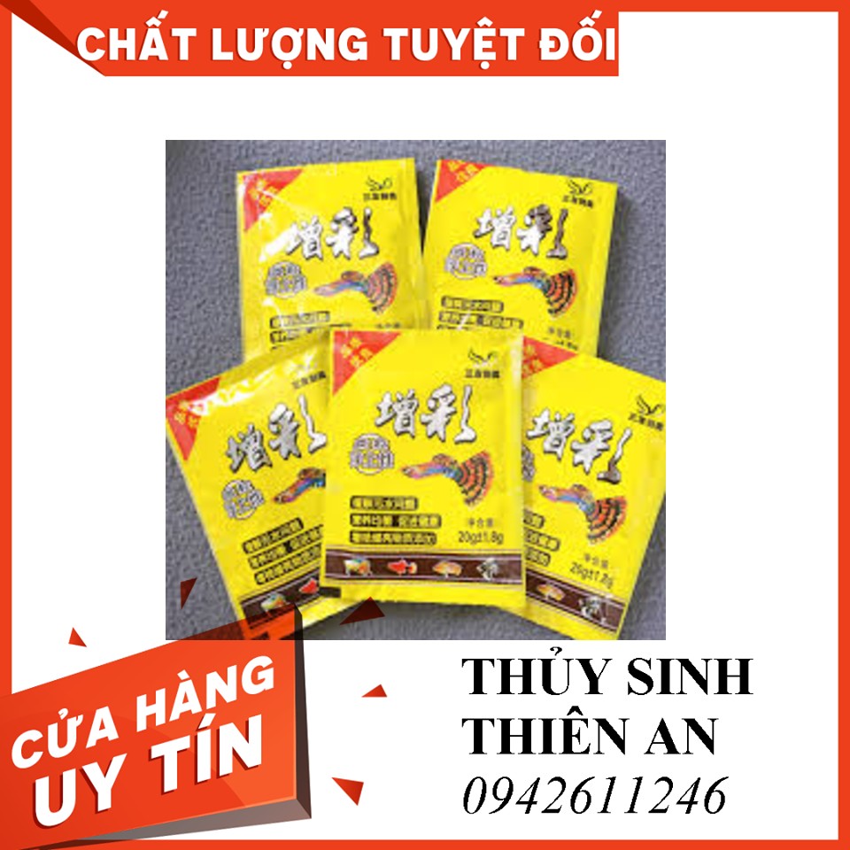 Thức ăn cho cá gói vàng 20g