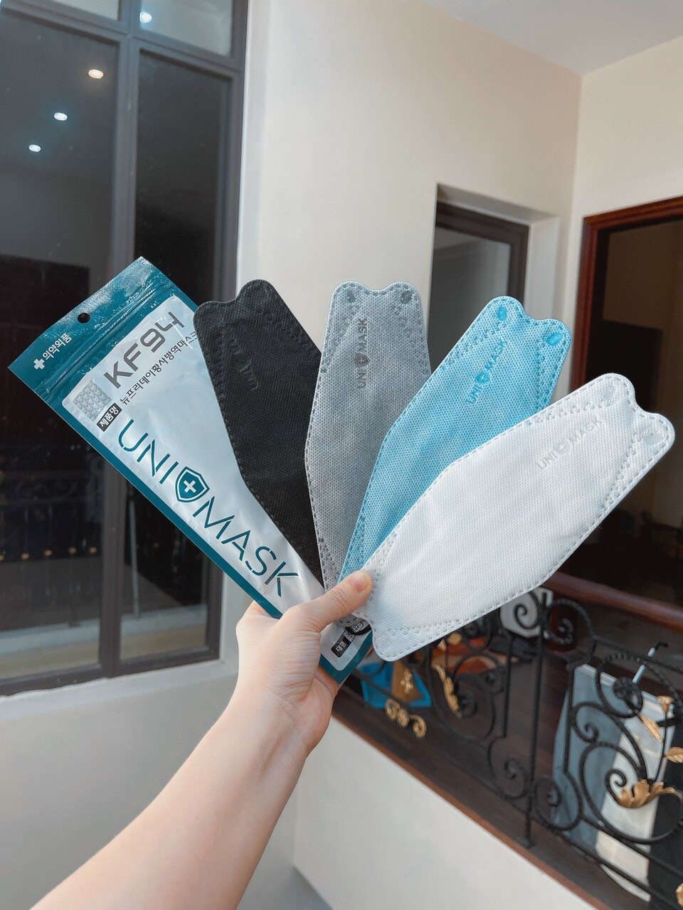 [Set 200 Chiếc] Khẩu trang 4 Lớp KF94 UNI MASK Chống Bụi Mịn Và Kháng Khuẩn Hàng Cao Cấp