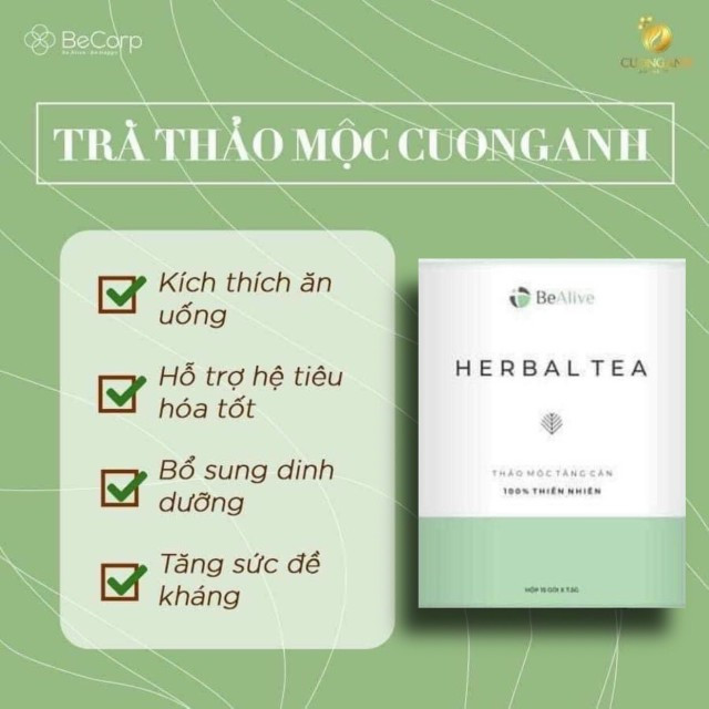 Trà tăng cân cường anh -thảo mộc tăng cân 100% thiên nhiên - chính hãng-