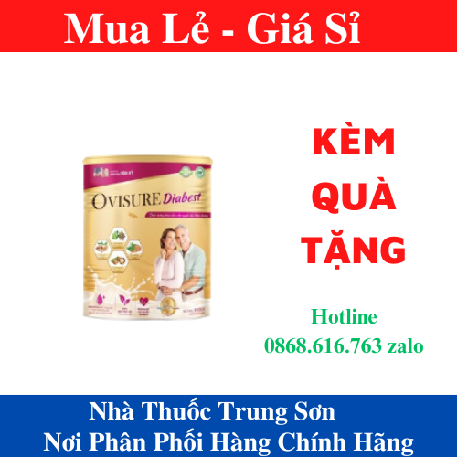 Sữa hạt tiểu đường ovisure diabest - hộp 650g