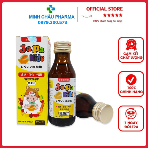 [CHÍNH HÃNG - HOÀN TIỀN]Japa Kids, Hỗ trợ tăng cường tiêu hóa, hỗ trợ ăn ngon miệng