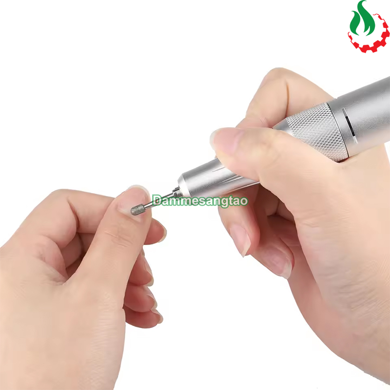 Bộ 6 mũi mài kim cương đa năng cho máy mài mini đánh bóng móng tay MKC-MT6