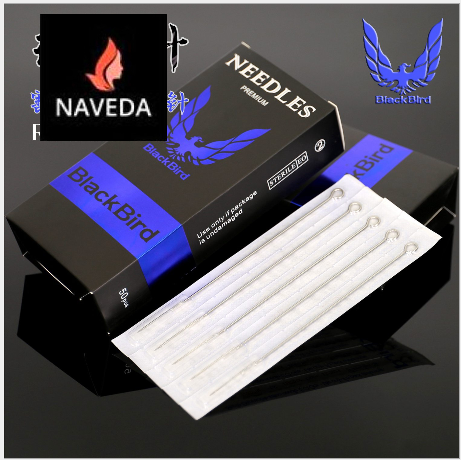 Hộp 50 Kim Xăm Hình Tattoo - Dùng Cho Máy Coil và Rotary