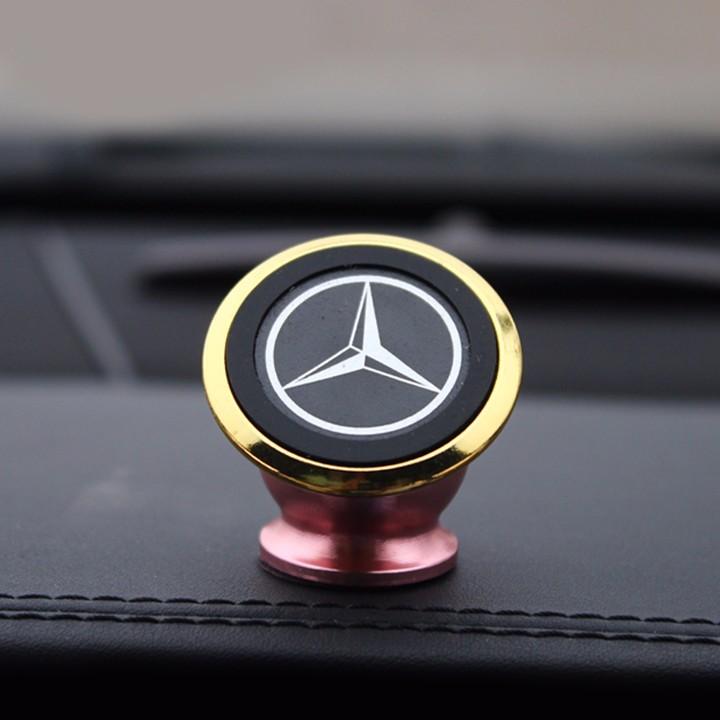 Giá đỡ điện thoại xoay 360 độ hít Nam Châm gắn trên ôtô, xe hơi, bàn làm việc ( Mercedes )