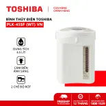 Bình thủy điện PLK-45SF(WT)VN - 4.5L - Khử mùi Clo - Cảm biến ánh sáng - Hẹn giờ thông minh - 2 chế độ rót - Xuất xứ Thái Lan - Hàng chính hãng, bảo hành 12 tháng, chất lượng Nhật Bản