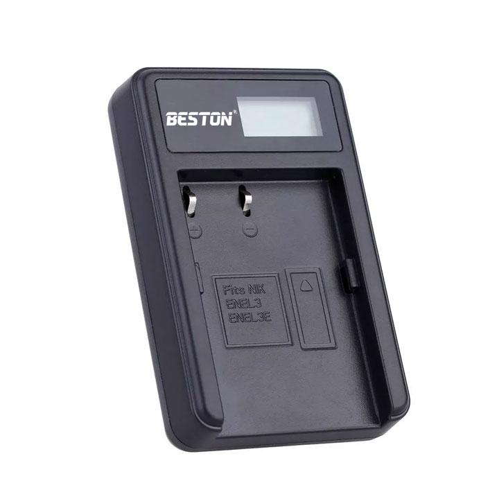 Sạc pin máy ảnh nikon en-el3e enel3e usb beston nikon d700 d300s d300 d200 d100 d90 d80 d70s d70 d50